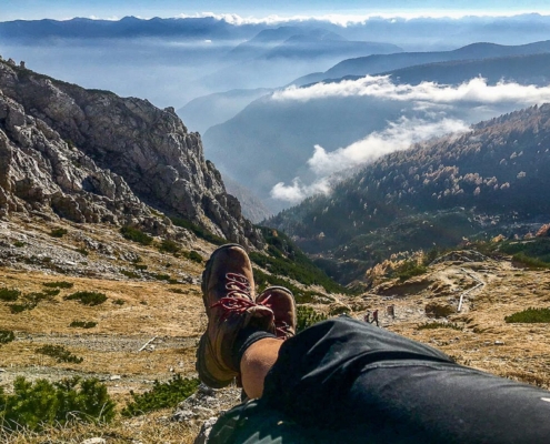 Across the Bohinj Ridge