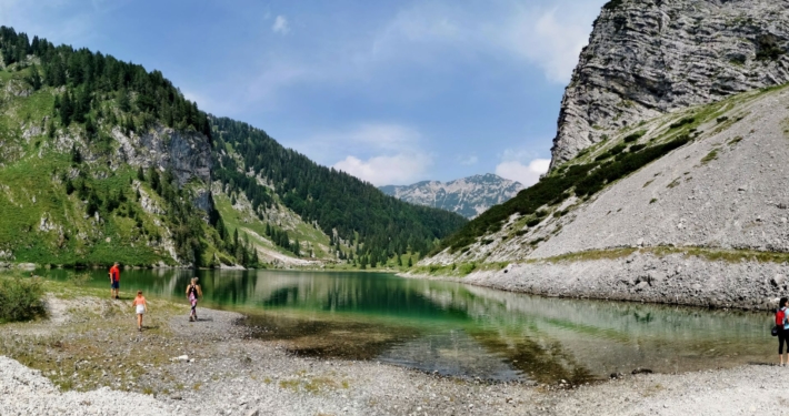 Krn lake, a jewel in the Julian Alps