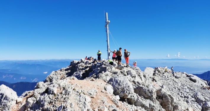Ascent to Mt Škrlatica, Julian Alps and Triglav National Park